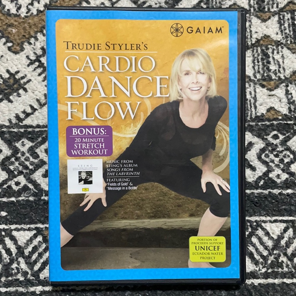 Cardio dance flow Gaiam trudie stylers DVD